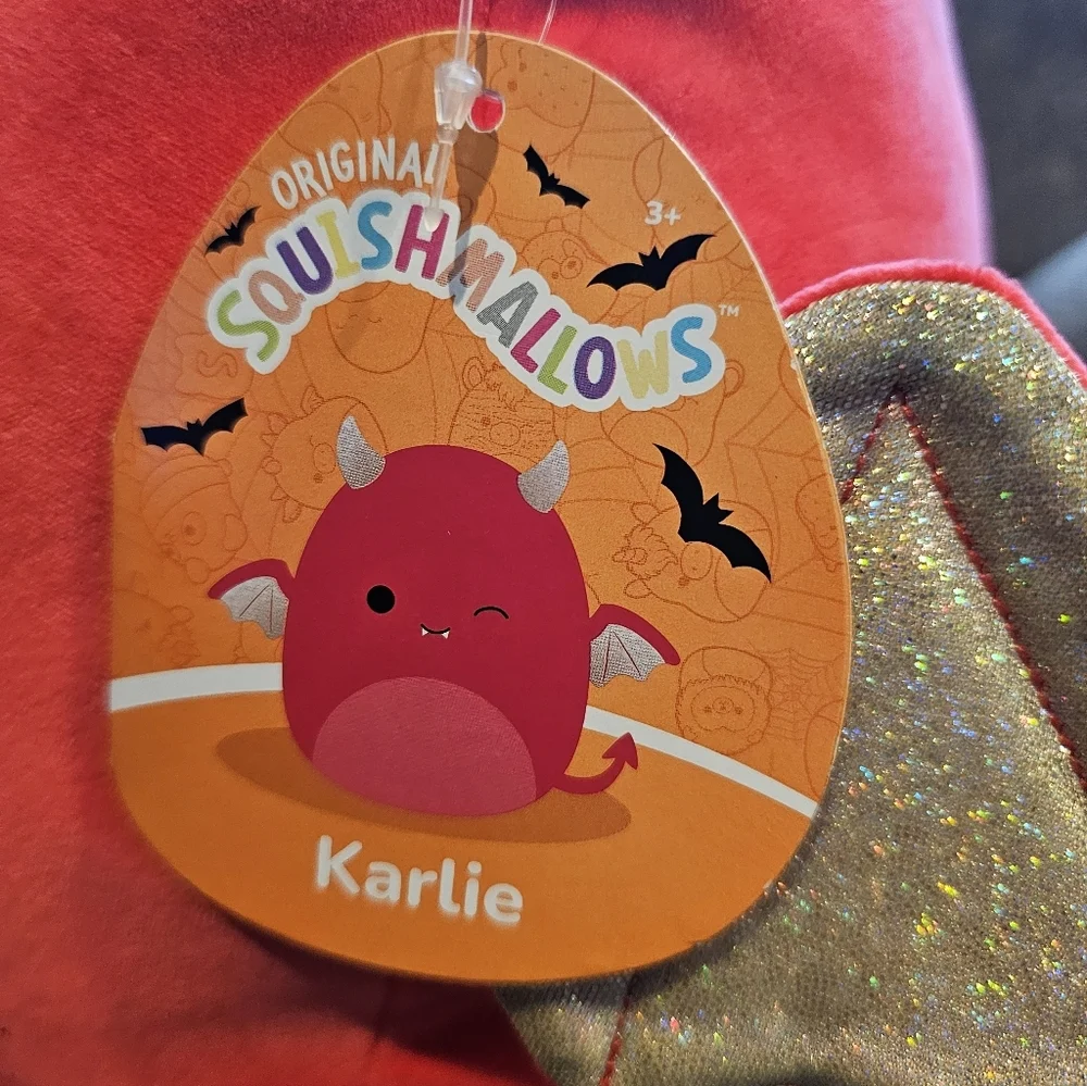 Squishmallows Karlie The Devil Bat Halloween Squad Plush Toy 12 Inch